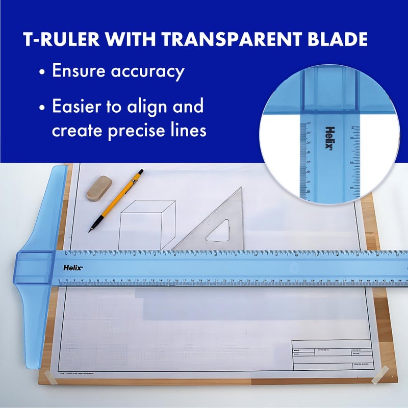 Helix Plastic T-Square 18 inch / 45cm (20008) - Image 3